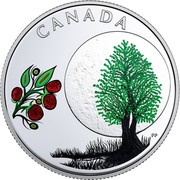 Canada 3 Dollars Raspberry Moon 2018 Proof CANADA FP coin reverse Canada 3 Dollars Raspberry Moon 2018 Proof CANADA FP coin reverse