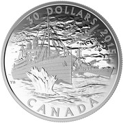 Canada 30 Dollars Canadas Merchant Navy in the Battle of the Atlantic 2015 Proof KM# 1871 30 DOLLARS 2015 YB CANADA coin reverse Canada 30 Dollars Canadas Merchant Navy in the Battle of the Atlantic 2015 Proof KM# 1871 30 DOLLARS 2015 YB CANADA coin reverse