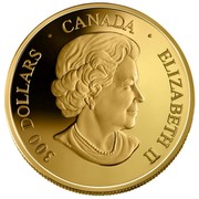 Canada 300 Dollars Canadarm 2006 Proof KM# 678 300 DOLLARS ∙ CANADA ∙ ELIZABETH II coin obverse