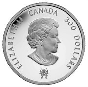 Canada 300 Dollars HMS Shannon & USS Chesapeake 2013 Proof KM# 1430 ELIZABETH II CANADA 300 DOLLARS coin obverse Canada 300 Dollars HMS Shannon & USS Chesapeake 2013 Proof KM# 1430 ELIZABETH II CANADA 300 DOLLARS coin obverse