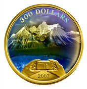 Canada 300 Dollars Panoramic Photography 2007 Proof KM# 740 300 DOLLARS 2007 coin reverse Canada 300 Dollars Panoramic Photography 2007 Proof KM# 740 300 DOLLARS 2007 coin reverse