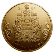 Canada 300 Dollars Quadruple Cameo Portraits 2004 Proof KM# 517 2004 300 DOLLARS coin reverse Canada 300 Dollars Quadruple Cameo Portraits 2004 Proof KM# 517 2004 300 DOLLARS coin reverse