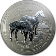 Australia 300 Dollars (Year of the Horse) KM# 2116 YEAR OF THE HORSE P IJ coin reverse Australia 300 Dollars (Year of the Horse) KM# 2116 YEAR OF THE HORSE P IJ coin reverse