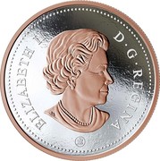 Canada 5 Cents Big Coin Series - Beaver 2017 ELIZABETH II D • G • REGINA SB coin obverse Canada 5 Cents Big Coin Series - Beaver 2017 ELIZABETH II D • G • REGINA SB coin obverse