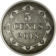 Canada 5 Cents Colonial Currency of the Atlantic Provinces - Newfoundland 2018 Antique 5 CENTS 2018 coin reverse Canada 5 Cents Colonial Currency of the Atlantic Provinces - Newfoundland 2018 Antique 5 CENTS 2018 coin reverse