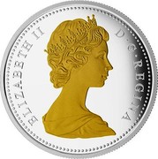 Canada 5 Cents Legacy of the Canadian Nickel (The Centennial) 2015 Proof KM# 1941 ELIZABETH II D ∙ G ∙ REGINA coin obverse