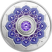 Canada 5 Dollars December Birthstone 2018 Proof PY coin reverse