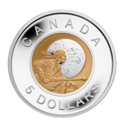 Canada 5 Dollars Hunter's Moon 2011 Proof KM# 1131 CANADA JDM 5 DOLLARS coin reverse Canada 5 Dollars Hunter's Moon 2011 Proof KM# 1131 CANADA JDM 5 DOLLARS coin reverse