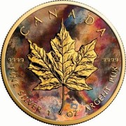 Canada 5 Dollars Maple Leaf (Aquarelle Edition) 2017 BU CANADA FINE SILVER 1 OZ ARGENT PUR 9999 9999 coin reverse Canada 5 Dollars Maple Leaf (Aquarelle Edition) 2017 BU CANADA FINE SILVER 1 OZ ARGENT PUR 9999 9999 coin reverse