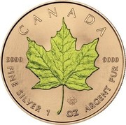 Canada 5 Dollars Maple Leaf Four Seasons - Spring 2016 BU CANADA 9999 9999 FINE SILVER 1 OZ ARGENT PUR coin reverse Canada 5 Dollars Maple Leaf Four Seasons - Spring 2016 BU CANADA 9999 9999 FINE SILVER 1 OZ ARGENT PUR coin reverse