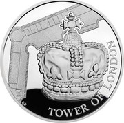 UK 5 Pounds Tower of London - The Crown Jewels 2019 Proof TOWER OF LONDON GD coin reverse UK 5 Pounds Tower of London - The Crown Jewels 2019 Proof TOWER OF LONDON GD coin reverse
