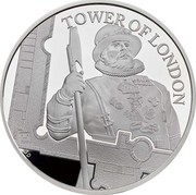 UK 5 Pounds Tower of London - The Yeoman Warders 2019 Proof TOWER OF LONDON GD coin reverse UK 5 Pounds Tower of London - The Yeoman Warders 2019 Proof TOWER OF LONDON GD coin reverse