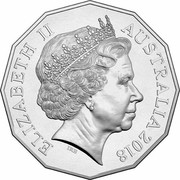 Australia 50 Cents A Legend of Steam 2018 UNC ELIZABETH II AUSTRALIA 2018 IRB coin obverse Australia 50 Cents A Legend of Steam 2018 UNC ELIZABETH II AUSTRALIA 2018 IRB coin obverse