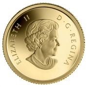 Canada 50 Cents Bald Eagle 2013 Proof KM# 1348 ELIZABETH II D ∙ G ∙ REGINA coin obverse Canada 50 Cents Bald Eagle 2013 Proof KM# 1348 ELIZABETH II D ∙ G ∙ REGINA coin obverse