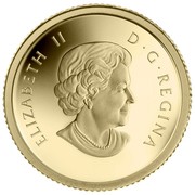 Canada 50 Cents Birds of Prey. Osprey Raptor 2014 Proof KM# 1603 ELIZABETH II D G REGINA coin obverse Canada 50 Cents Birds of Prey. Osprey Raptor 2014 Proof KM# 1603 ELIZABETH II D G REGINA coin obverse