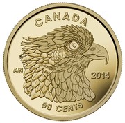Canada 50 Cents Birds of Prey. Osprey Raptor 2014 Proof KM# 1603 CANADA AN 2014 50 CENTS coin reverse Canada 50 Cents Birds of Prey. Osprey Raptor 2014 Proof KM# 1603 CANADA AN 2014 50 CENTS coin reverse