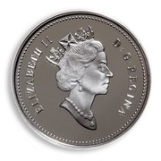 Canada 50 Cents Cymric 1999 Proof KM# 335 ELIZABETH II D. G. REGINA coin obverse