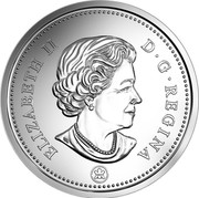 Canada 50 Cents (Elizabeth II 4th portrait) KM# 494a ELIZABETH II D. G. REGINA coin obverse Canada 50 Cents (Elizabeth II 4th portrait) KM# 494a ELIZABETH II D. G. REGINA coin obverse