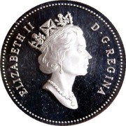 Canada 50 Cents (Elizabeth II Royal Canadian Mint) KM# 313 ELIZABETH II D∙G∙REGINA coin obverse Canada 50 Cents (Elizabeth II Royal Canadian Mint) KM# 313 ELIZABETH II D∙G∙REGINA coin obverse