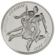 Canada 50 Cents Figure Skating (1998) Proof KM# 314 CANADA - 50 CENTS 1888-1998 coin reverse Canada 50 Cents Figure Skating (1998) Proof KM# 314 CANADA - 50 CENTS 1888-1998 coin reverse