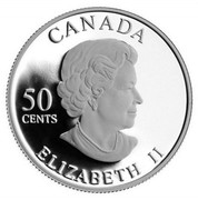 Canada 50 Cents Golden Daisy 2006 Proof KM# 648 CANADA 50 CENTS ELIZABETH II coin obverse