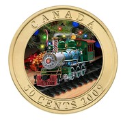 Canada 50 Cents Holiday Toy Train 2009 KM# 1035 CANADA 50 CENTS 2009 coin reverse Canada 50 Cents Holiday Toy Train 2009 KM# 1035 CANADA 50 CENTS 2009 coin reverse