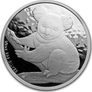 Australia 50 Cents Koala 2009 Proof 1/2 OZ 999 SILVER coin reverse Australia 50 Cents Koala 2009 Proof 1/2 OZ 999 SILVER coin reverse