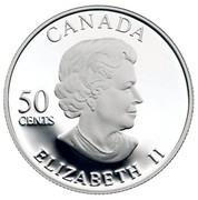 Canada 50 Cents Short-tailed Swallowtail 2006 Proof KM# 649 CANADA 50 CENTS ELIZABETH II coin obverse