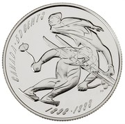 Canada 50 Cents Ski Racing 1998 KM# 315 CANADA ∙ 50 CENTS 1898∙1998 FP coin reverse Canada 50 Cents Ski Racing 1998 KM# 315 CANADA ∙ 50 CENTS 1898∙1998 FP coin reverse