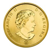 Canada 50 Cents Snowman 2008 Prooflike KM# 779 ELIZABETH II D G REGINA coin obverse Canada 50 Cents Snowman 2008 Prooflike KM# 779 ELIZABETH II D G REGINA coin obverse