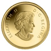 Canada 50 Cents Starfish - Sea Creatures 2013 Proof KM# 1493 ELIZABETH II D∙G∙ REGINA coin obverse Canada 50 Cents Starfish - Sea Creatures 2013 Proof KM# 1493 ELIZABETH II D∙G∙ REGINA coin obverse
