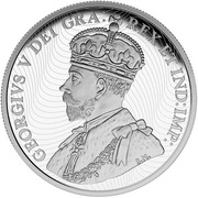 Canada 50 Dollars In Flanders Fields 2015 Proof GEORGIVS V DEI GRA: REX ET IND:IMP: coin obverse