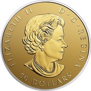 Canada 50 Dollars Maple Leaf Fractional Set - A Celebration of Canada (1867-2017) 2016 ELIZABETH II D • G • REGINA 50 DOLLARS SB coin obverse Canada 50 Dollars Maple Leaf Fractional Set - A Celebration of Canada (1867-2017) 2016 ELIZABETH II D • G • REGINA 50 DOLLARS SB coin obverse