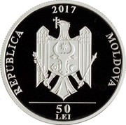 Moldova 50 Lei Maria Dragan 2017 proof 2017 REPUBLICA MOLDOVA 50 LEI coin obverse Moldova 50 Lei Maria Dragan 2017 proof 2017 REPUBLICA MOLDOVA 50 LEI coin obverse