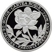 Moldova 50 Lei Paeonia Peregrina 2014 Proof CARTEA ROȘIE BUJORUL-DE-PĂDURE PAEONIA PEREGRINA MILL coin reverse Moldova 50 Lei Paeonia Peregrina 2014 Proof CARTEA ROȘIE BUJORUL-DE-PĂDURE PAEONIA PEREGRINA MILL coin reverse