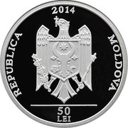 Moldova 50 Lei Tamara Ciobanu 2014 Proof 2014 REPUBLICA MOLDOVA 50 LEI coin obverse Moldova 50 Lei Tamara Ciobanu 2014 Proof 2014 REPUBLICA MOLDOVA 50 LEI coin obverse