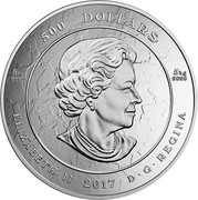 Canada 500 Dollars Canada 150 From Coast to Coast to Coast 2017 Proof 500 DOLLARS 5 KG 9999 5 KG 9999 ELIZABETH II 2017 D • G • REGINA SB coin obverse Canada 500 Dollars Canada 150 From Coast to Coast to Coast 2017 Proof 500 DOLLARS 5 KG 9999 5 KG 9999 ELIZABETH II 2017 D • G • REGINA SB coin obverse