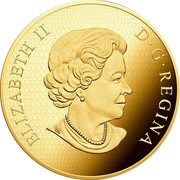 Canada 500 Dollars Canadian Cougar 2018 Proof ELIZABETH II D • G • REGINA SB coin obverse Canada 500 Dollars Canadian Cougar 2018 Proof ELIZABETH II D • G • REGINA SB coin obverse