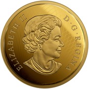 Canada 500 Dollars The Haida Series - The Eagle 2016 Proof ELIZABETH II D ∙ G ∙ REGINA coin obverse Canada 500 Dollars The Haida Series - The Eagle 2016 Proof ELIZABETH II D ∙ G ∙ REGINA coin obverse