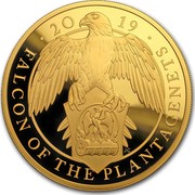 UK 500 Pounds Queen's Beasts Falcon 2019 FALCON OF THE PLANTAGENETS 2019 coin reverse UK 500 Pounds Queen's Beasts Falcon 2019 FALCON OF THE PLANTAGENETS 2019 coin reverse