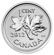 Canada 1 Cent Farewell to the Penny 2012 Proof KM# 1427 1 CENT 2012 K G CANADA coin reverse