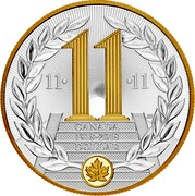 Canada Dollar 100th Anniversary of the Armistice of the First World War 2018 Proof 11 11 11 CANADA 1918-2018 DOLLAR JD coin reverse Canada Dollar 100th Anniversary of the Armistice of the First World War 2018 Proof 11 11 11 CANADA 1918-2018 DOLLAR JD coin reverse