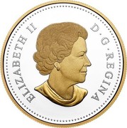 Canada Dollar 150th Anniversary of the Transatlantic Cable 2016 KM# 2100.1 ELIZABETH II D G REGINA SB coin obverse
