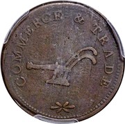 Canada Halfpenny Commerce & Trade 1840  COMMERCE & TRADE coin reverse Canada Halfpenny Commerce & Trade 1840  COMMERCE & TRADE coin reverse