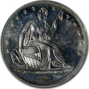 USA One Dollar Gobrecht Judd-85 Restrike 1838 1838 coin obverse