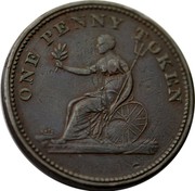 Canada One Penny Token Field Marshal Wellington ND (1813)  ONE PENNY TOKEN coin reverse Canada One Penny Token Field Marshal Wellington ND (1813)  ONE PENNY TOKEN coin reverse