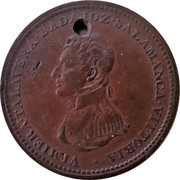Canada One Penny Token Wellington Peninsular token to Vittoria 1813  VIMIERA TALAVERA BADAJOZ SALAMANCA VITTORIA coin obverse Canada One Penny Token Wellington Peninsular token to Vittoria 1813  VIMIERA TALAVERA BADAJOZ SALAMANCA VITTORIA coin obverse