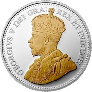 Canada V Cents Legacy of the Canadian Nickel 2015 proof; unknown in package with certificate GEORGIVS V DEI GRA REX ET IND: IMP coin obverse