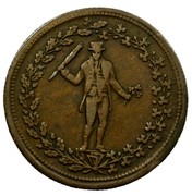 Canada 1/2 Penny Pure Copper Preferable to Paper ND - coin obverse Canada 1/2 Penny Pure Copper Preferable to Paper ND - coin obverse