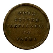 Canada 1/2 Penny Pure Copper Preferable to Paper ND PURE COPPER PREFERABLE TO PAPER coin reverse Canada 1/2 Penny Pure Copper Preferable to Paper ND PURE COPPER PREFERABLE TO PAPER coin reverse